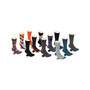 Men's Retro Swank Dress Socks 12 Pack