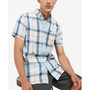 Men's Angus Tailored Plaid Short-Sleeve Shirt
