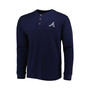 Men's Atlanta Braves Navy Maverick Long Sleeve T-shirt