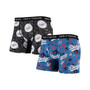 Men's Royal, Black Los Angeles Dodgers Super Fit 2-Pack Boxer Briefs Set