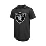 Men's Threads Darren Waller Black Las Vegas Raiders Player Name and Number Tri-Blend Hoodie T-shirt