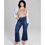 Plus Size High-Rise Flare-Leg Jeans