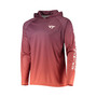 Men's PFG Maroon Virginia Tech Hokies Terminal Tackle Omni-Shade UPF 50 Long Sleeve Hooded Top