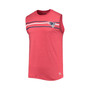 Men's Red New England Patriots Brushed Sleeveless Tank Top