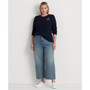 Plus Size High-Rise Wide-Leg Pants