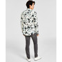 Men's Floral Long-Sleeve Button-Front Shirt