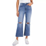 Juniors' High-Rise Cropped Flare-Leg Jeans