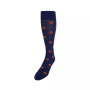 Three Point Shot Basketball Novelty Mercerized Cotton Mid-Calf Socks