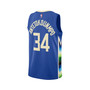 Men's and Women's Giannis Antetokounmpo Royal Milwaukee Bucks 2022/23 City Edition Swingman Jersey