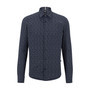 Men's Slim-Fit Shirt in Printed Performance-Stretch Jersey