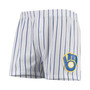 Men's White Milwaukee Brewers Vigor Boxer Shorts