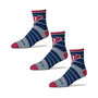 Men's Houston Texans Three-Pack Quad Socks