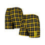 Men's Black, Gold San Diego Padres Ledger Flannel Boxers