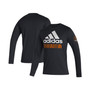 Men's Black Houston Dynamo FC Vintage-Inspired Performance Long Sleeve T-shirt