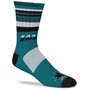 Men's and Women's San Jose Sharks Rave Teal Crew Socks