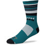 Men's and Women's San Jose Sharks Rave Teal Crew Socks