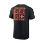 Men's Branded Black Kansas City Chiefs Super Bowl LVII Champions Scoreboard Showcase T-shirt