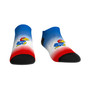Men's and Women's Socks Kansas Jayhawks Dip-Dye Ankle Socks