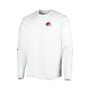Men's White Cleveland Browns Laces Out Billboard Long Sleeve T-shirt