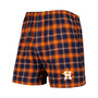 Men's Navy, Orange Houston Astros Ledger Flannel Boxers