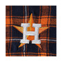 Men's Navy, Orange Houston Astros Ledger Flannel Boxers