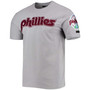 Men's Gray Philadelphia Phillies Team Logo T-shirt