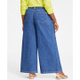 Plus Size High-Rise Wide-Leg Jeans, Created for Macy's
