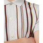 Men's All-Cotton Stripe Polo Shirt