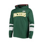 Men's Green, White Green Bay Packers Alex Long Sleeve Hoodie T-shirt