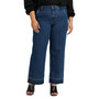 Plus Size Sophia Mid Rise Wide Leg Jeans