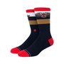 Men's New Orleans Pelicans Stripe Crew Socks