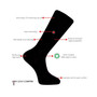 Men's Solid Luxury Dress Socks in Gift Box, Pack of 3