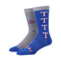 Men's Texas Rangers Split Crew Socks
