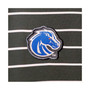 Men's Anthracite Boise State Broncos Victory Stripe Performance Polo Shirt