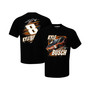 Men's Black Kyle Busch Cheddars Two-Spot Car T-shirt