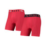 Men's Red, Black Cincinnati Reds Two-Pack Flagship Boxer Briefs Set