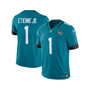 Men's Travis Etienne Teal Jacksonville Jaguars Vapor F.U.S.E. Limited Jersey