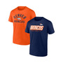 Men's Branded Navy, Orange Denver Broncos Player Pack T-shirt Combo Set