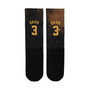 Men's Anthony Davis Los Angeles Lakers Galaxy Socks