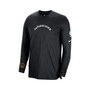 Men's Black Golden State Warriors 2022/23 City Edition Pregame Warmup Long Sleeve Shooting Shirt