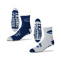 Men's Vancouver Canucks 2-Pack Team Quarter-Length Socks