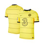 Men's Yellow Chelsea 2021/22 Away Vapor Match Jersey