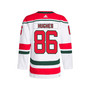 Men's Jack Hughes White New Jersey Devils 2022/23 Heritage Primegreen Authentic Pro Jersey
