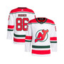 Men's Jack Hughes White New Jersey Devils 2022/23 Heritage Primegreen Authentic Pro Jersey