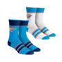 Men's and Women's Socks Oklahoma City Thunder Multi-Stripe 2-Pack Team Crew Sock Set