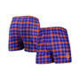 Men's Royal, Orange New York Mets Ledger Flannel Boxers