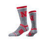 Men's Nebraska Huskers Premium Wool Crew Socks