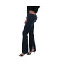 Tummy Control Double Button 5-Pocket Bootcut With Flap Back Pocket Detail