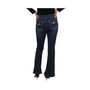 Tummy Control Double Button 5-Pocket Bootcut With Flap Back Pocket Detail