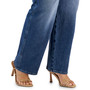 Trendy Plus Size Wide-Leg Carpenter Jeans